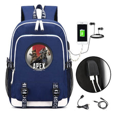 Load image into Gallery viewer, Game Apex Legends USB Backpack Student School Bag Bookbag for teenagers Cartoon Laptop Shoulder Travel Bags Gift