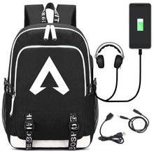 Load image into Gallery viewer, Game Apex Legends USB Backpack Student School Bag Bookbag for teenagers Cartoon Laptop Shoulder Travel Bags Gift