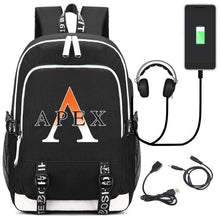 Load image into Gallery viewer, Game Apex Legends USB Backpack Student School Bag Bookbag for teenagers Cartoon Laptop Shoulder Travel Bags Gift