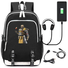 Load image into Gallery viewer, Game Apex Legends USB Backpack Student School Bag Bookbag for teenagers Cartoon Laptop Shoulder Travel Bags Gift