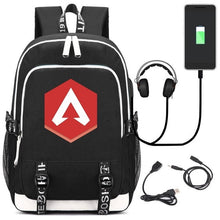 Load image into Gallery viewer, Game Apex Legends USB Backpack Student School Bag Bookbag for teenagers Cartoon Laptop Shoulder Travel Bags Gift