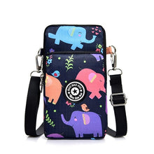 Load image into Gallery viewer, Fashion Messenger Square Flap For Women Hand Bag Mobile Phone Bags Multi Functional Sports Arm Shoulder Crossbody Neck Purse Bag