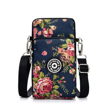 Load image into Gallery viewer, Fashion Messenger Square Flap For Women Hand Bag Mobile Phone Bags Multi Functional Sports Arm Shoulder Crossbody Neck Purse Bag