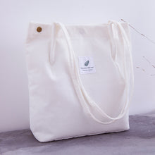 Load image into Gallery viewer, Women Corduroy Shopping Bag Female Canvas Cloth Shoulder Bag Environmental Storage Handbag Reusable Foldable Eco Grocery Totes