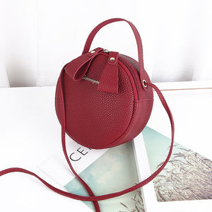 2019 New Shoulder Bag Korean Version of The Small Round Bag Mini Messenger Bag Ladies Handbag Shoulder Mobile Phone Bag