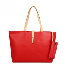 Load image into Gallery viewer, Women Tote Leather Messenger Handbag Luxury Lady Big Tote Square Top-handle Shoulder Bags Purse Sac Bolsas Femininas Sac A Main
